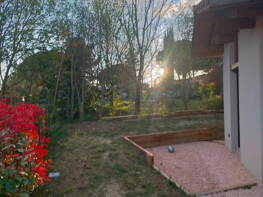 Studio Ambiance Verdoyante Et Vue Sur La Vallee Auzeville-Tolosane Buitenkant foto