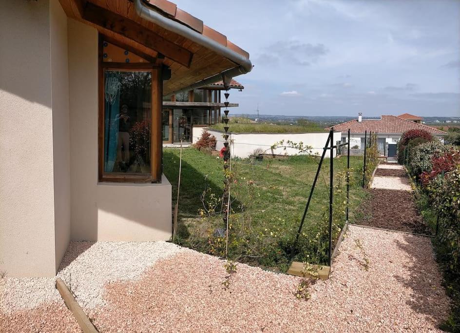 Studio Ambiance Verdoyante Et Vue Sur La Vallee Auzeville-Tolosane Buitenkant foto